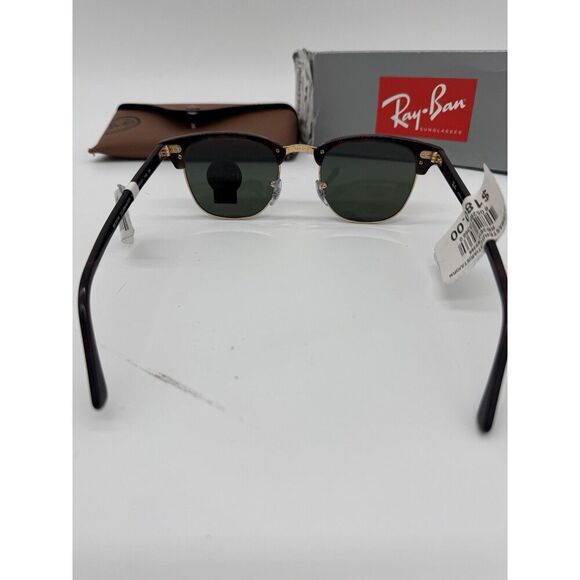 RAY-BAN RB 3016 W0366 HAVANA GOLD CLUBMASTER AUTHENTIC FRAMES SUNGLASSES 49-21 - Picture 5 of 12